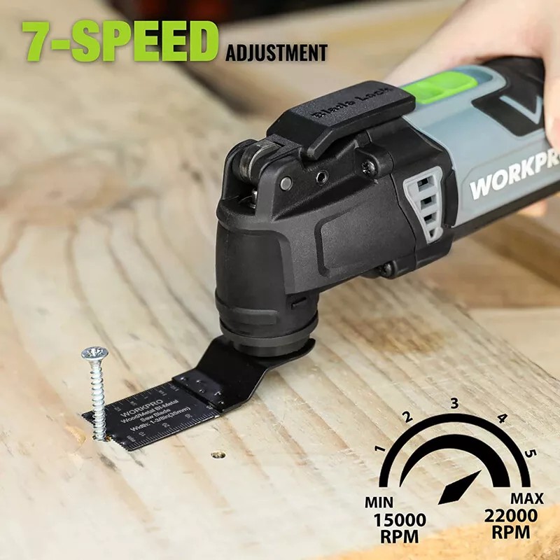 WORKPRO Oscillating Multi-Tool Kit 3.0Amp Corded Replaceable Oscillating Saw Set