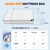 Plastic Mattress Bag for Moving Storage, Waterproof Mattress Cover, Mattress