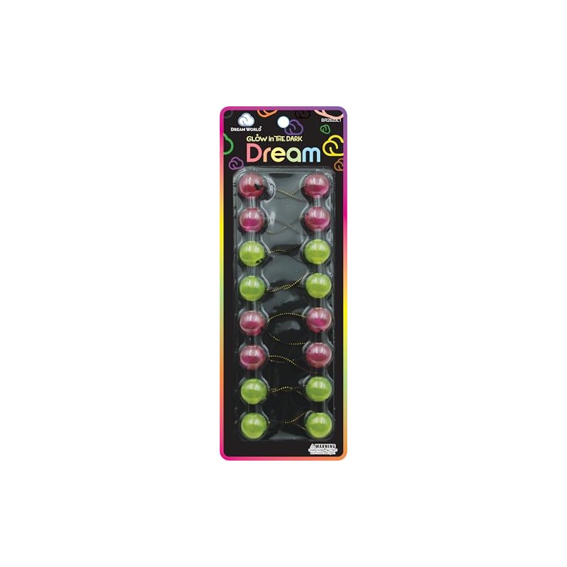 Dream World Glow In The Dark Ponytail Holder 20 MM