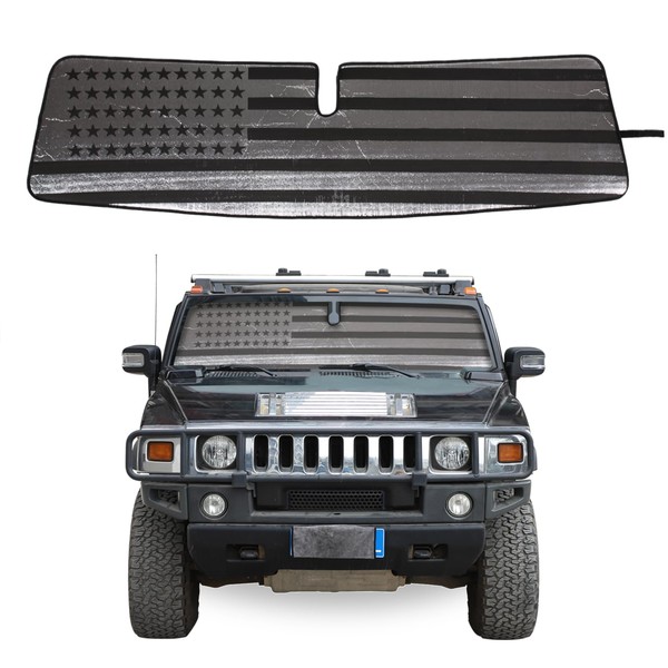 Windshield Sunshade for Hummer H2 2003-2009 Front Window Sun Shade