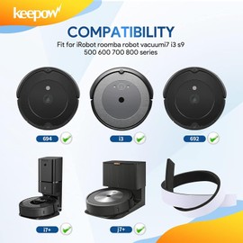 KEEPOW 2 Pack Roomba Bumper Protect Robot Fit for iRobot Roomba 500 600 700 800 Series 680 650 655 880 860 890(21"X0.8")