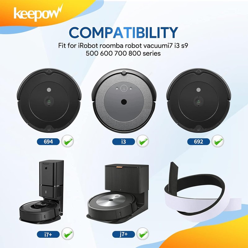 KEEPOW 2 Pack Roomba Bumper Protect Robot Fit for iRobot