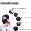 Wecolor Disposable 3 Ply Earloop Face Masks, Suitable for Home,