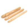 3pcs Large Thick Crochet Hook Wooden Knitting Needle Weaving Tool