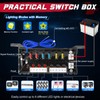 6 Gang Wireless Switch Panel, OFFROADTOWN Mini Slim Control Switch
