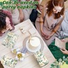 Spiareal 120 Pcs Greenery Paper Napkins 3 Ply Disposable Hand
