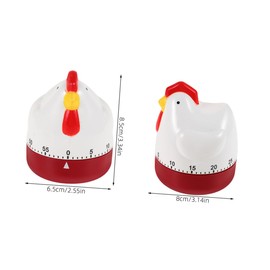 SUPVOX 2pcs Cute Cartoon Kitchen Timer Mechanical Countdown Timers Adorable Bird Design No Charging Required User Friendly for Cooking Baking More