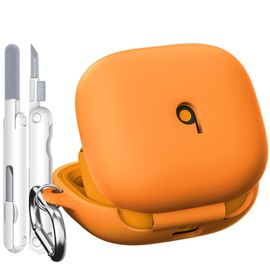 TNSNK Cases for Beats Powerbeats Pro 2 Case,Soft Silicone Power Beats Pro 2 Case Cover,Shockproof Logo Skeletonized Protective Cover for Men&Women with Cleaner Kit and Carabiner,Front LED Visible