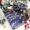 LDGOOAEL Mini Short Small Christmas Wrapping Paper Roll with Cut