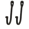 CTW 720002 Early American Single Prong Wrought Iron Hooks, Set