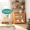viewcare Large Bread Box for Kitchen Counter With Cutting Board,