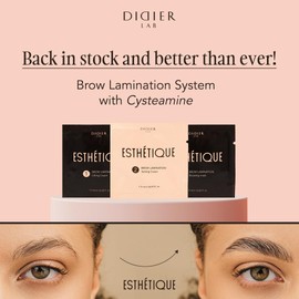 Didier Lab Esthétique Eyebrow Lifting Set, Brow Lifting Set, Perfectly Styled Eyebrows, Eyebrow Lamination Set, Brow Lamination Kit, Contains Biotin Hyaluronic Acid, Aloe Vera, Vitamin B3