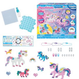 Aquabeads - Set Unicorni Mistici - Kit Completo con 1500 Perline Magiche e Modelli Facili – Modello 31944