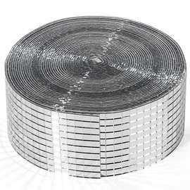 PP OPOUNT 16000 PCS Disco Ball Tiles - 1 Roll 5 x 5 mm Self-Adhesive Glass Mirror Tiles for DIY Disco Ball, Art Collage, Interior Decoration