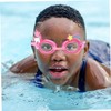 WHAMVOX 1pair Boy Girl Swimming Goggles Anti-fog Cartoon Design for
