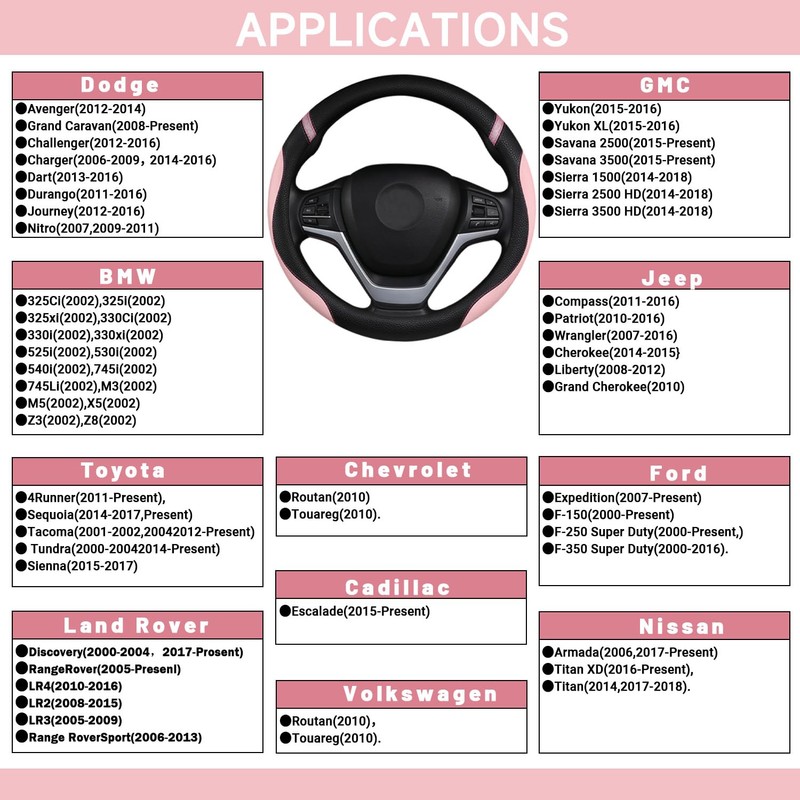 Cxtiy Pickup Truck Steering Wheel Cover – Sproty Fahsion Premium