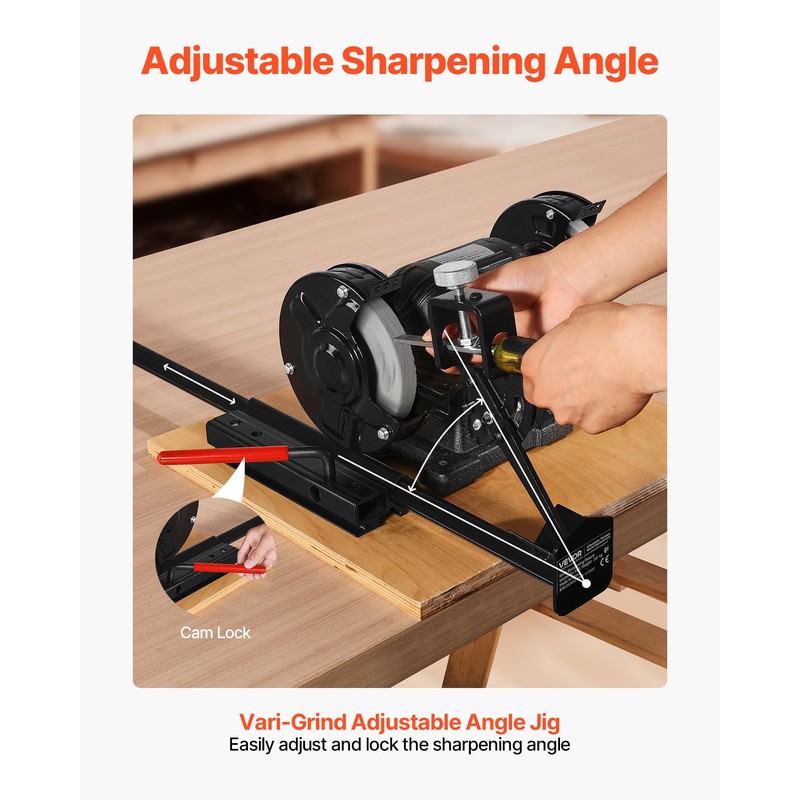 VEVOR Multi-Grind Sharpening System, Vari-Grind Pro Sharpening Jig Kit for