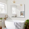 CILIBER Frameless Mirror, 36x40 inch Bathroom Mirrors for Over Sink,