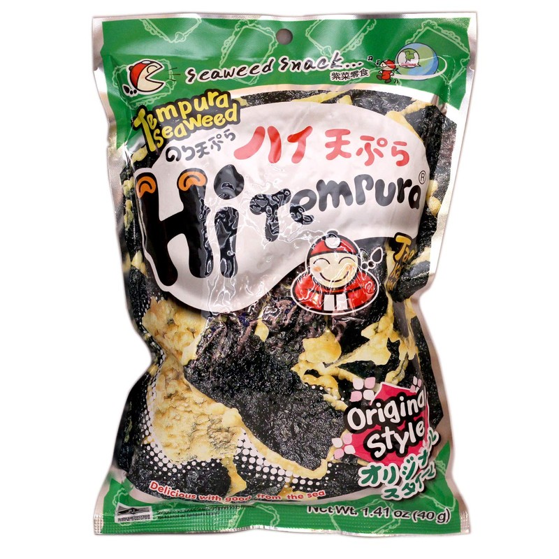 Hi Termpura (Tempura Seaweed Original) - 1.41oz (Pack of 6)