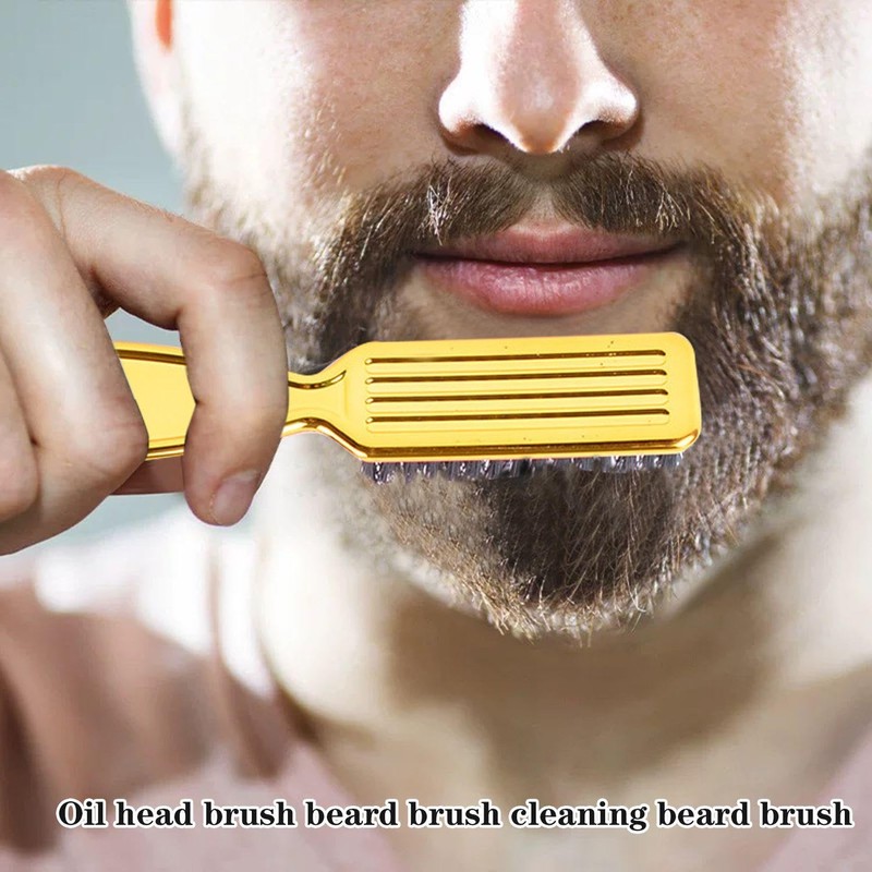 Pack of 4 Galvanised Broken Hair Brushes, Cleaning Brushes with