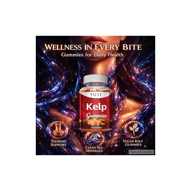 Vaite Suplemento de Algas Marinas 1000 Mg: F?rmula de Yodo