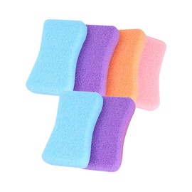 Housoutil Home Rubbing Stone Set 6 Pcs Foot Pumice Callus Remover Practical Exfoliating Tool Non-toxic Pu Material Random