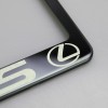 KA Black Chrome Lexus Logo Laser Engraved T304 Stainless Steel