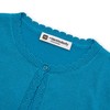 BlackButterfly Girls' Long Sleeve Bolero Sparkle Cardigan Children, turquoise