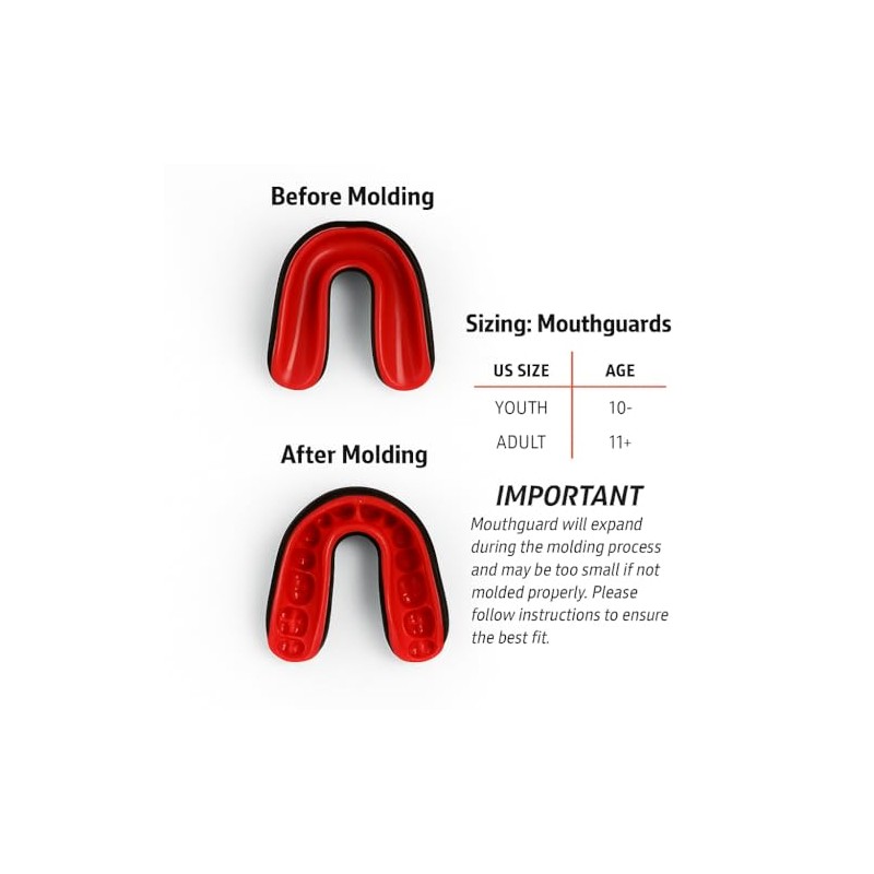 Venum Challenger Mouthguard - Red and Black
