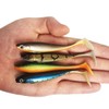FOLANDO 7pcs Paddle Tail Fishing Lure Kit - Soft Plastic