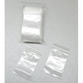 100 2"x3" ZIPLOCK BAGS Clear 2MIL Small POLY BAG RECLOSABLE BAGS Plastic Baggies