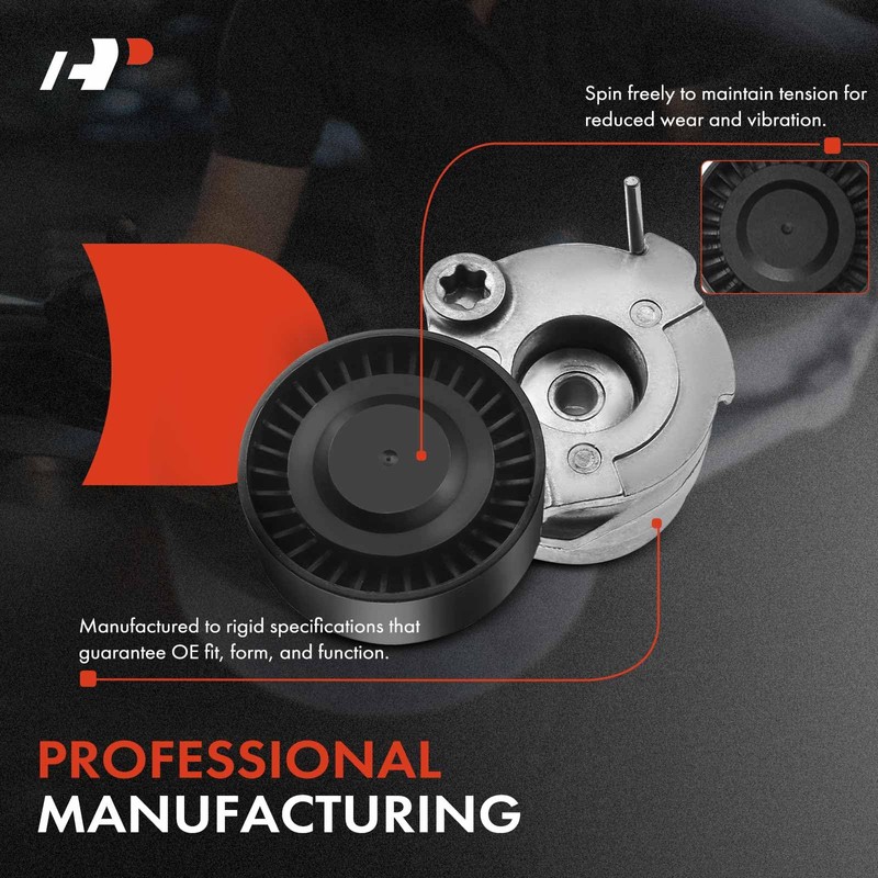 A-Premium Tensor de correa con polea compatible con A6 A7