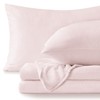 BEDELITE Flannel Sheets Full Size Pink - Super Soft Fleece