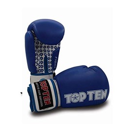 TopTen Fight Stars 20661-6012 Unisex Boxing Gloves, Blue, 340 g