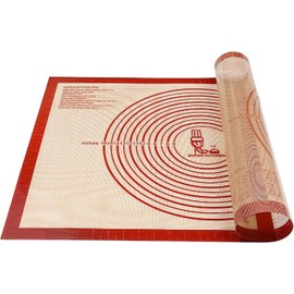 U Chef Tapete Antideslizante para Hornear de Silicona extra grande de 28 x 20 pulgadas, Alfombrilla para Hornear, Tapete para enrollar masa, Forro de Horno, fondant/masa de pastel