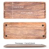 11.8 Inch Solid Wood Serving Platters and Trays of Natural