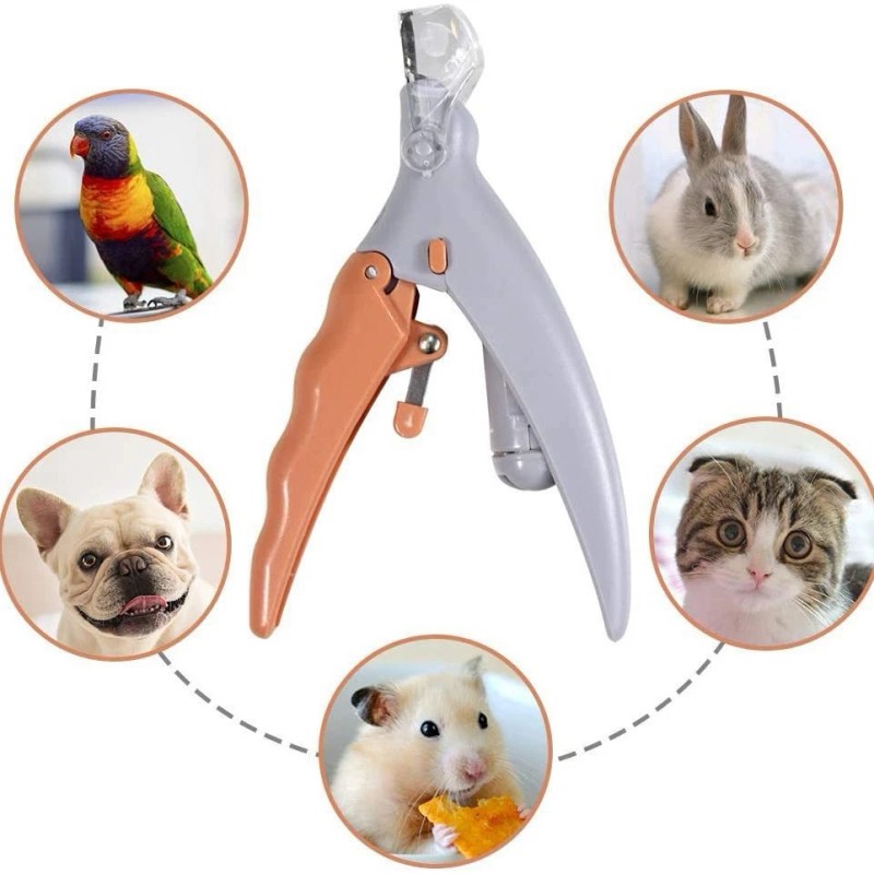 Professional Pet Nail Clipper Scissors With LED Light Cat Dog