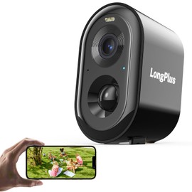 LongPlus Security Cameras Wireless Outdoor, VicoHome Camera Wireless Camera for Home Security, 2K Battery Powered WiFi Cameras with AI Motion Detection, 2-Way Talk, Cloud/SD Storage