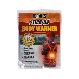HotHands Stick-On Body Warmer, Super-Sized, Air Activated, Up to 12 Hours of Heat, Individually Packed (Pack of 20)