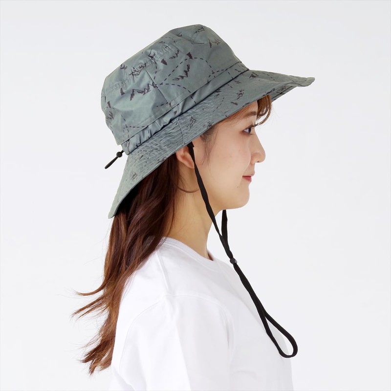 Nifty Colors Rain & UV Hat, Mountain Blackout UV Rain