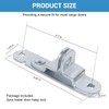 Cargo Trailer Door Latch Hasp Keeper for Ramp Padlock Race