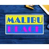 Malibu Beach California Decal Sticker 3.75" 80's Groovy