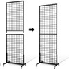 NectaCol Grid Wall Panels, 2 Packs 2'x 6' Gridwall Panels