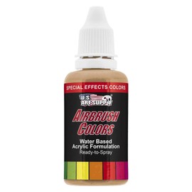 US Art Supply 1-Ounce Special Effects Gold Pearl Airbrush Paint