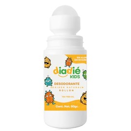 DIADIE KIDS Desodorante natural para Niños, Rollon 1 Pza