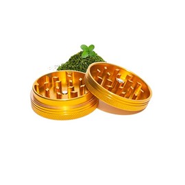 Molinillo compacto de especias de 5,6 cm, color dorado