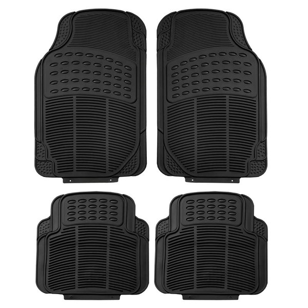 Car Floor Mats for Rubber 4pc Set Tactical Fit Heavy
