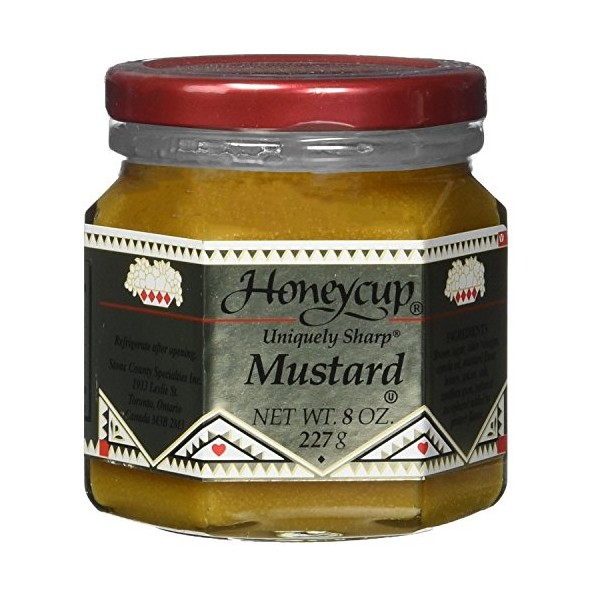 Honeycup Mustard - 8 Ounces (Pack of 3)