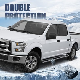 OTHOWE 6.5 Inch Running Boards Compatible with 2019-2024 Chevy Silverado/GMC Sierra 1500 Crew Cab, 2020-2024 Silverado/Sierra 2500HD 3500HD Crew Cab. Silverado 1500 Running Boards Side Steps.