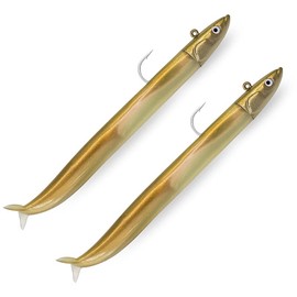 Fiiish Double Combo Off Shore Crazy Sand Eel + Rattle No.2-15cm - 20g - Or - CSE5003